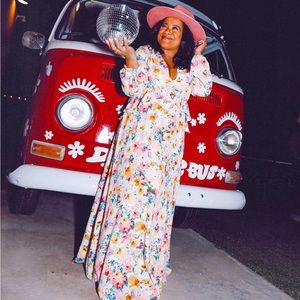 BUDDYLOVE FLORAL MAXI DRESS